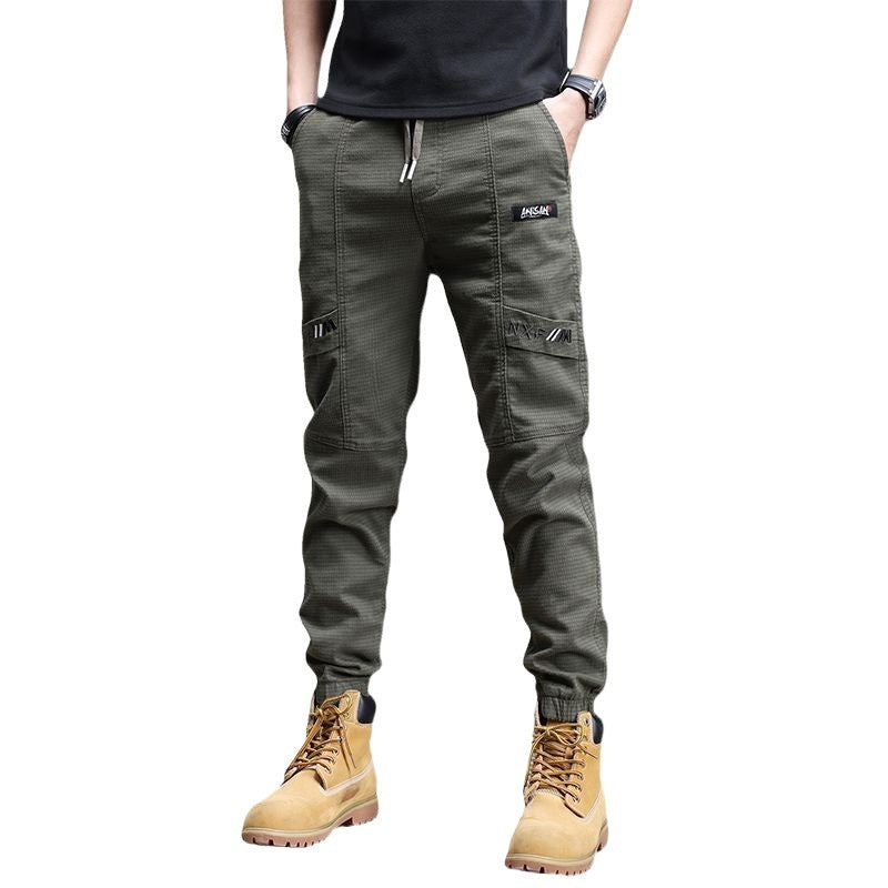 Men's Washed Stretch Casual Trousers nyaabs.com