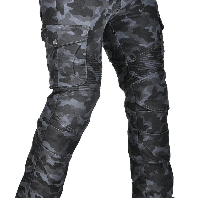 Outdoor Motorcycle Stretch Camouflage Motorcycle Jeans - Nyaabs