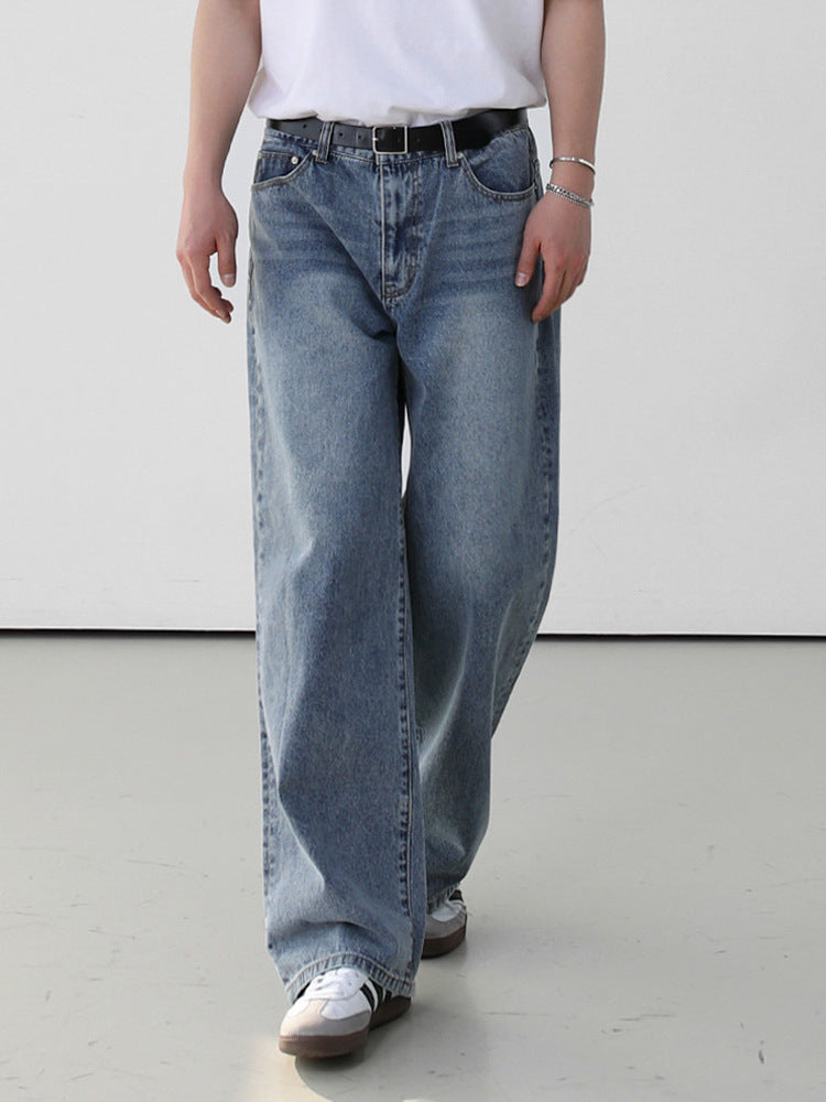 Fashion Personality Retro Washed Jeans Men - Nyaabs