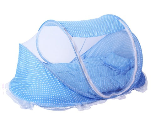 Foldable  Baby Bed Net With Pillow Net 2pieces Set - Nyaabs