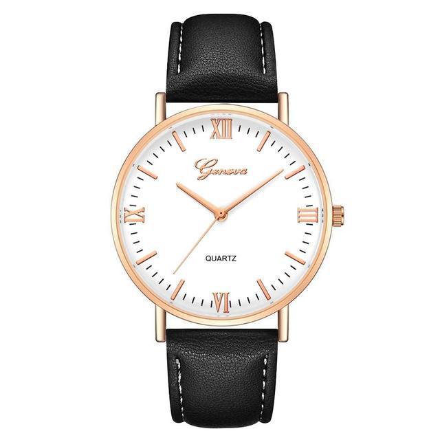 Simple Roman Literal Student Casual Quartz Watch - Nyaabs