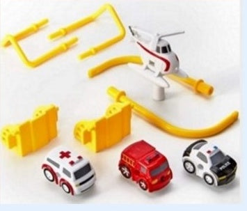 Cars Pass Through Big Adventure Parking Lot Rail Car Toy Car Track Kids Toy - Nyaabs