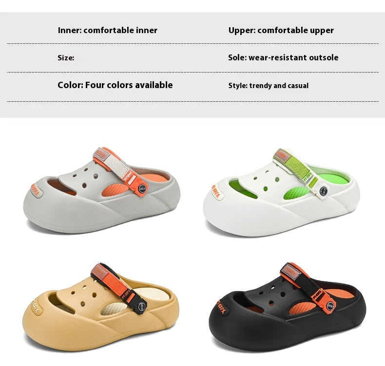 Men's Outerwear Casual Trend Color Matching Slippers nyaabs.com