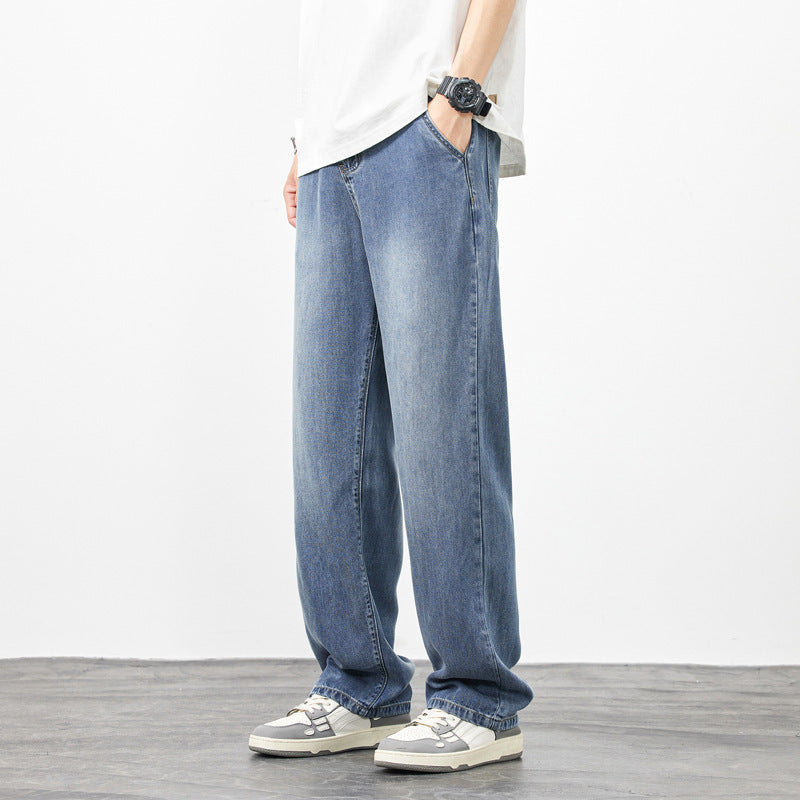 Men's Wide-leg High Street Loose Straight Casual Pants - Nyaabs