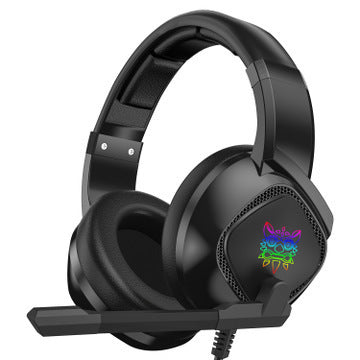 Headphones RGB Light Subwoofer Wired Headphones - Nyaabs