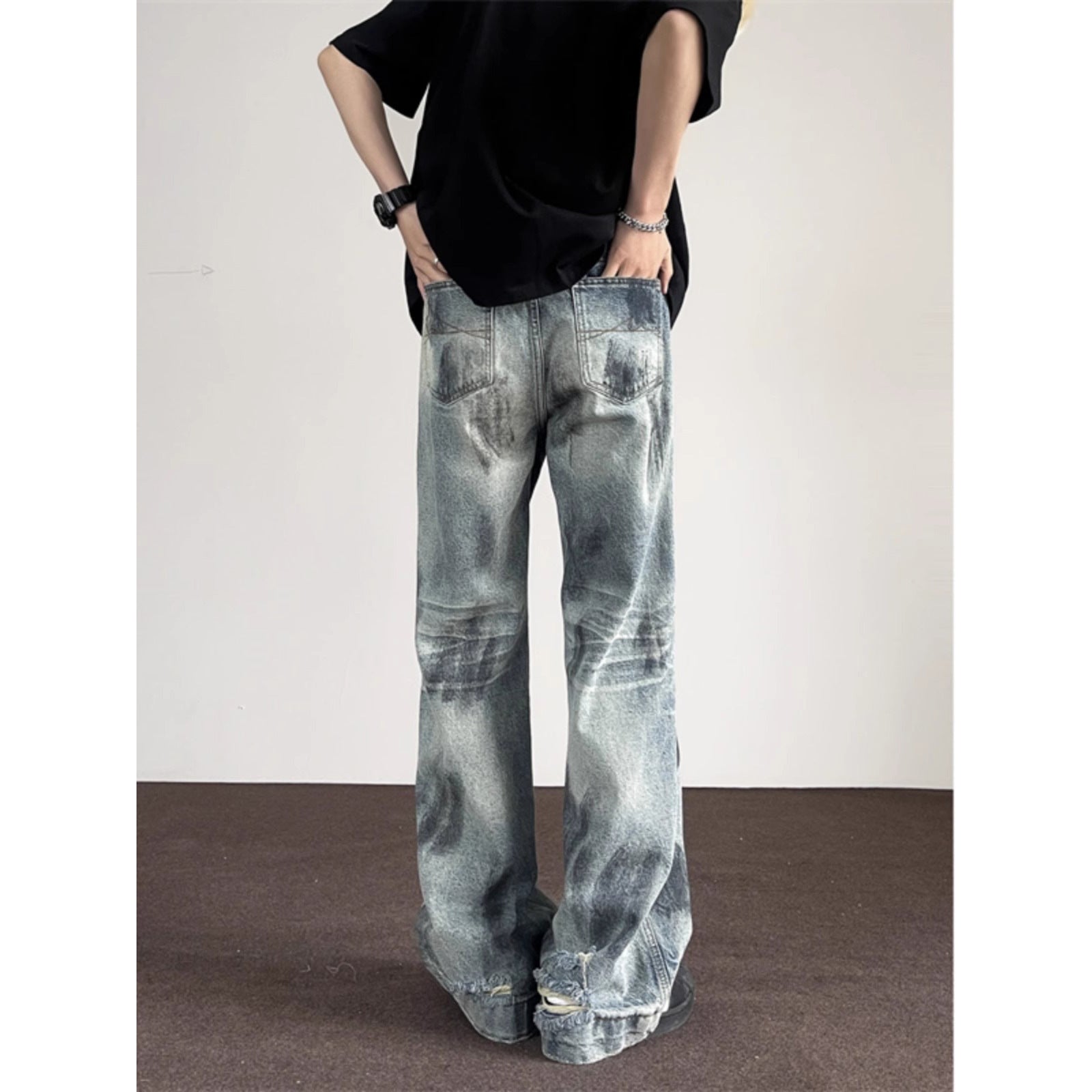 Jeans Men's Spring New American Retro - Nyaabs