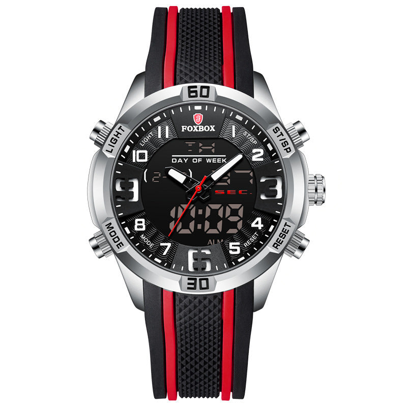 Men's Dual Display Watch Multi-function Chronograph - Nyaabs