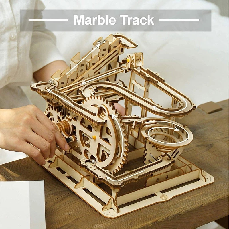 3D DIY Wooden Puzzle Roller Coaster Children's Toys - Nyaabs