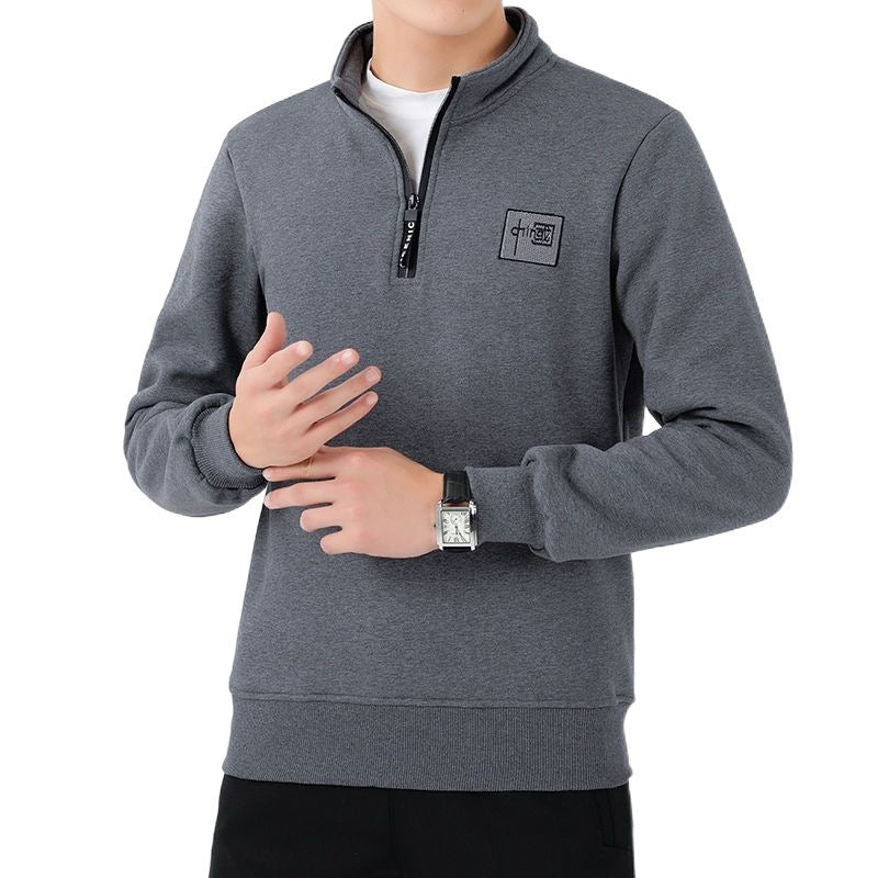 High Quality Fleece-lined Thick Lambskin Sweater Men - Nyaabs