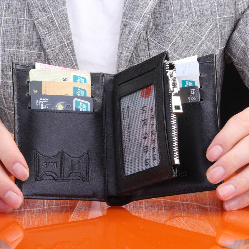 Horizontal Wallet Leather Vertical Wallet - Nyaabs