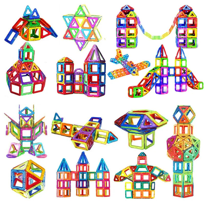 Magnetic Building Blocks DIY Magnets Toys For Kids Designer Construction Set Gifts For Children Toys - Nyaabs