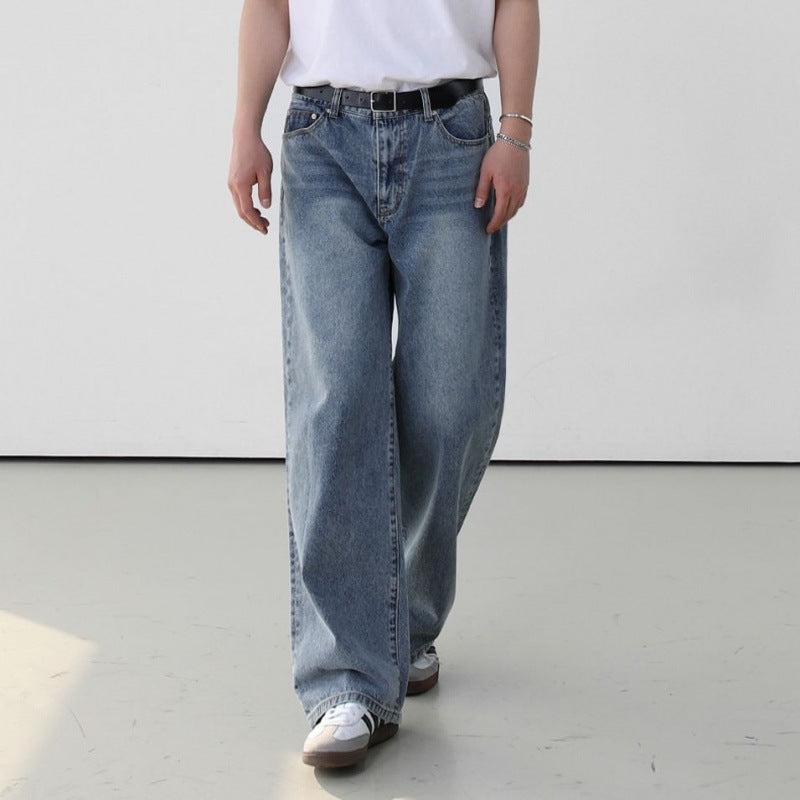 Fashion Personality Retro Washed Jeans Men - Nyaabs