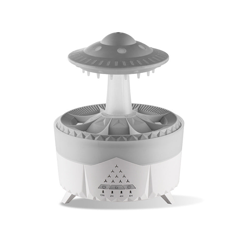 New UFO Raindrop Humidifier Water Drop Air Humidifier USB Aromatherapy Essential Oils Aroma Air Diffuser Household Mist Maker Home Decor - Nyaabs