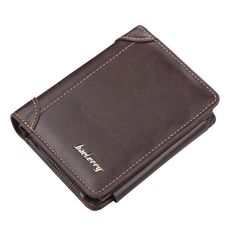 Men's Wallet Short Business Multi Card Slots Wallet - Nyaabs