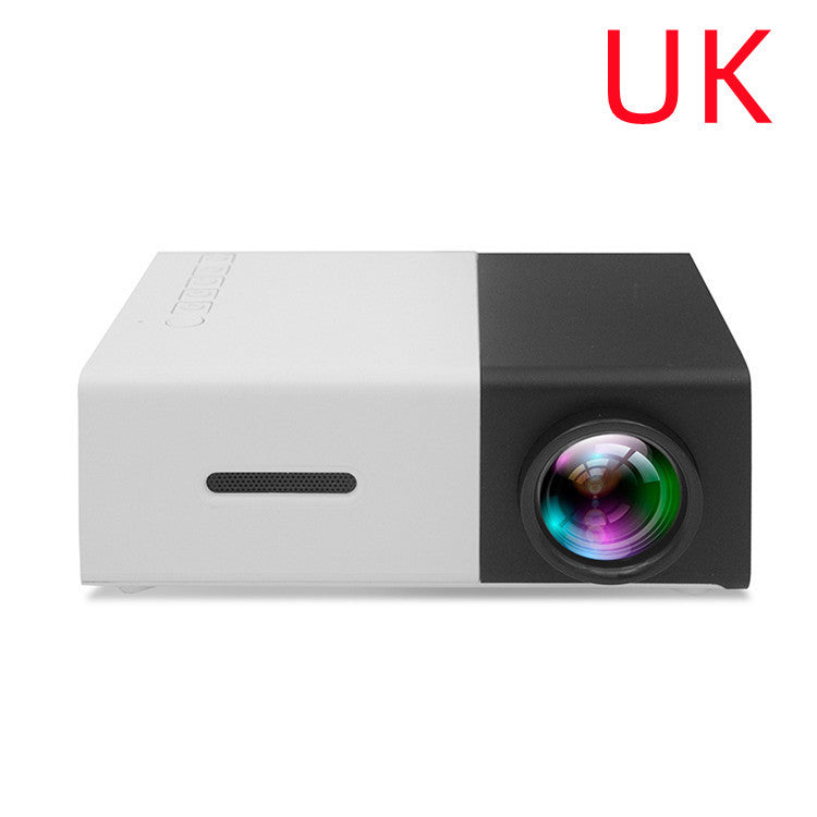 Portable Projector 3D Hd Led Home Theater Cinema HDMI-compatible Usb Audio Projector Yg300 Mini Projector - Nyaabs