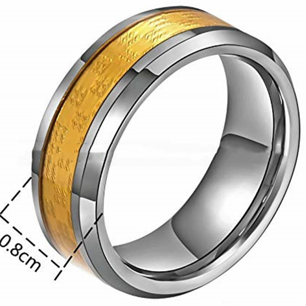 Fashion Tungsten Ring Kimber Men - Nyaabs