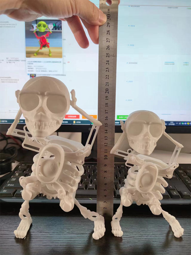 3D Model Mini Skull Printing Customized Funny Style Lucky Toy Finished Product Decompression Tool - Nyaabs