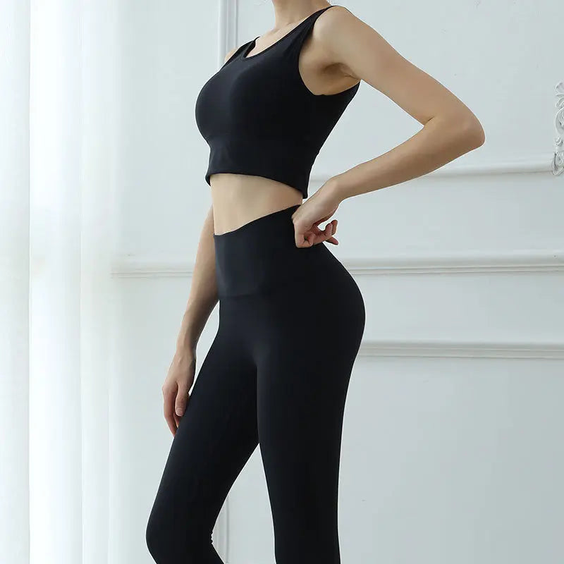 Women's high waist fitness pants hip-lifting yoga pants - Nyaabs