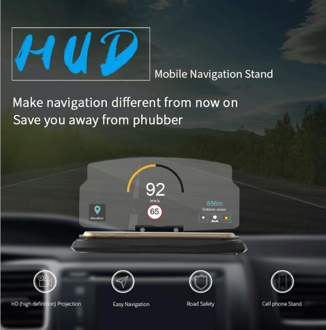 Smartphone Driver Heads Up Display - Nyaabs