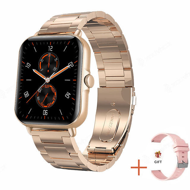 L21 Bluetooth Call Smart Watch Color Screen Voice Assistant - Nyaabs