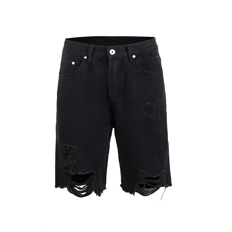 Loose Dad Denim Shorts Men - Nyaabs