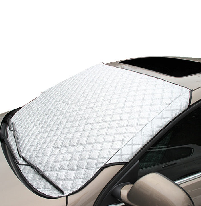 Car snow block front windshield antifreeze cover winter front gear snowboard windshield snow cover frost guard - Nyaabs