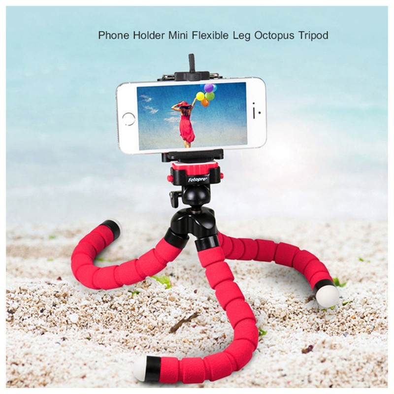 Mini Flexible Sponge Octopus Tripod Smartphone Tripod For Gopro 10 9 Camera Accessory - Nyaabs