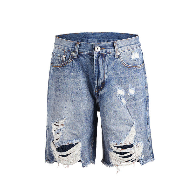 Loose Dad Denim Shorts Men - Nyaabs