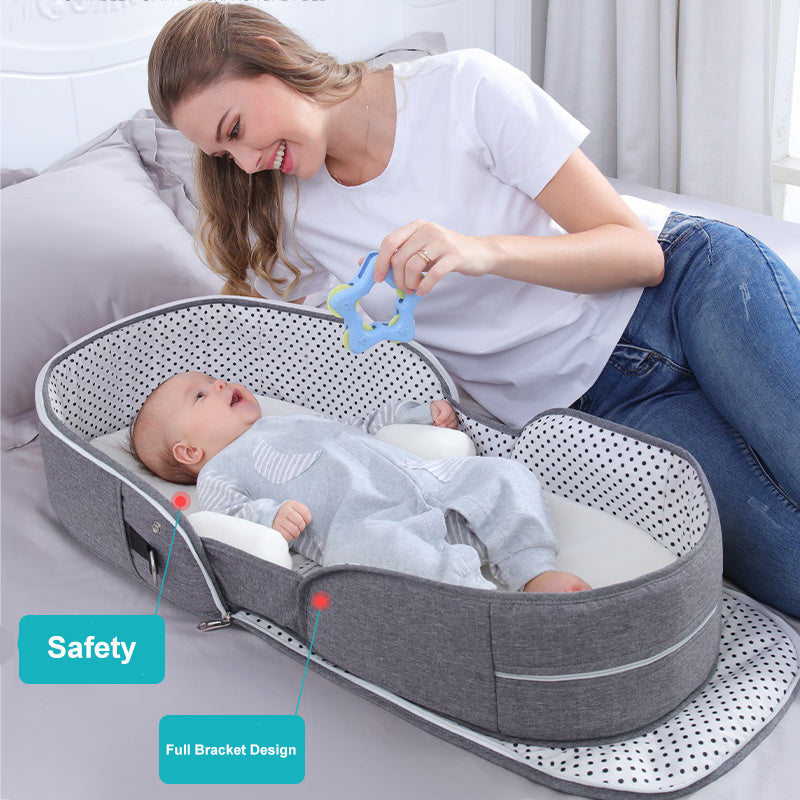 Portable Removable Folding Crib Baby Bed Mammy Bag - Nyaabs