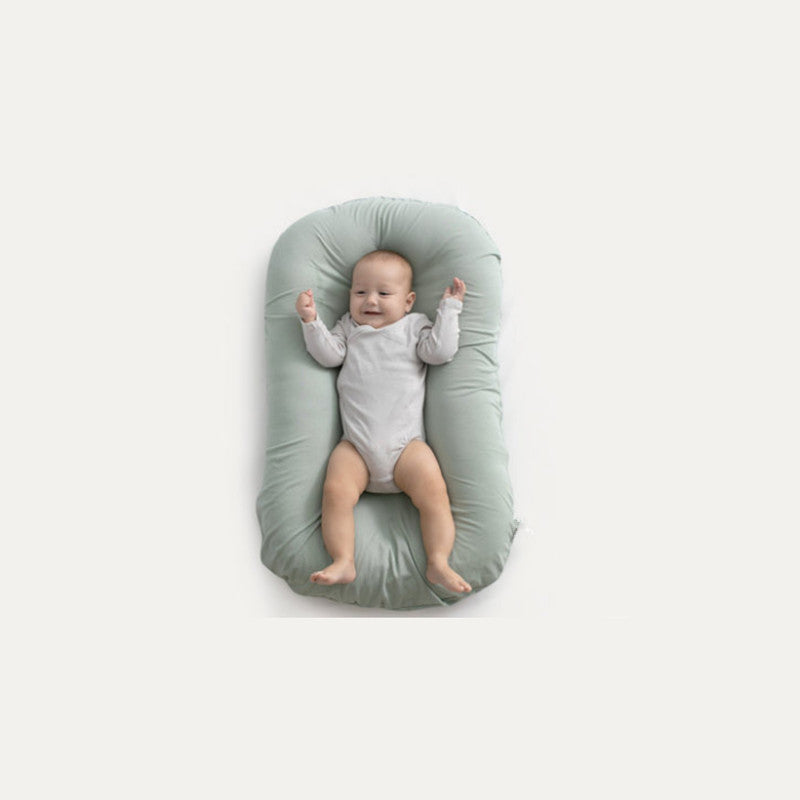 Baby Nest Bed Crib Newborn Baby Nest Cot Cribs Infant Portable Cotton Crib Travel Cradle Cushion - Nyaabs