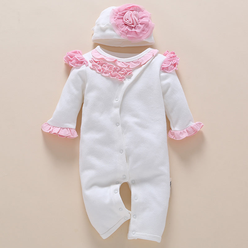 one-year-old baby wears newborn baby clothing romper jumpsuit - Nyaabs