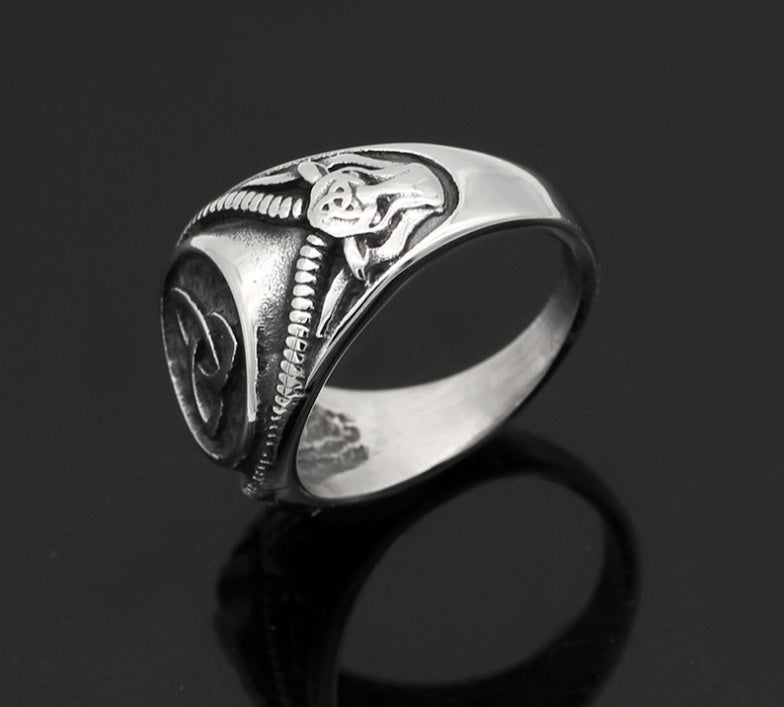 Domineering vintage ring men jewelry - Nyaabs