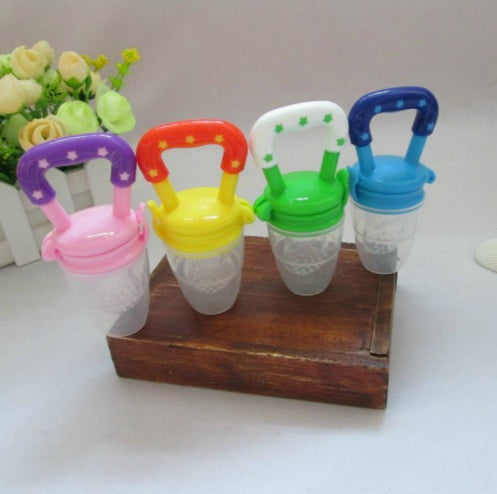 New Baby Silicone Pacifier, Encapsulated To Soothe Complementary Food Feeding Artifact - Nyaabs