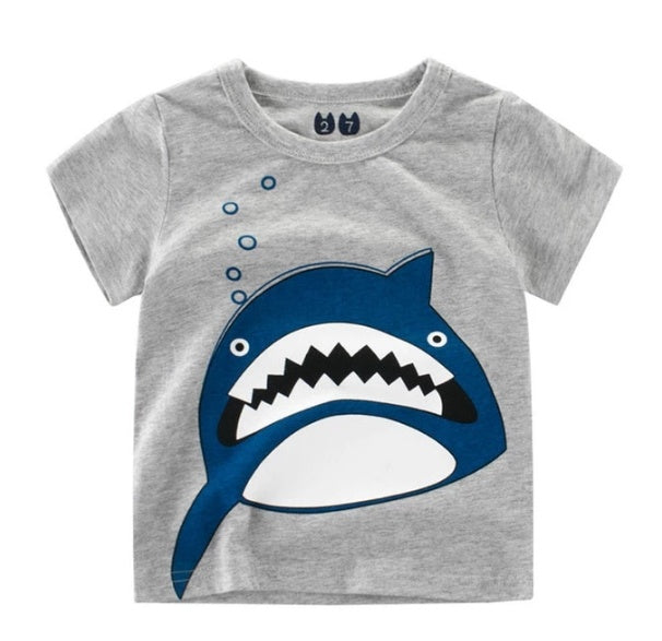 Children's Wear Summer New Korean Children's Boys Cotton T-shirt Men's Treasure In Children's Short Sleeves - Nyaabs