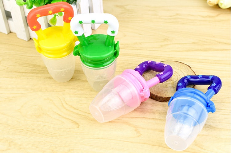 New Baby Silicone Pacifier, Encapsulated To Soothe Complementary Food Feeding Artifact - Nyaabs