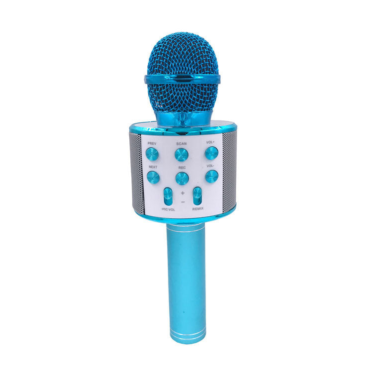 Wireless Microphone Portable Bluetooth Mini Home Ktv For Music Playing Singing Speaker Player - Nyaabs