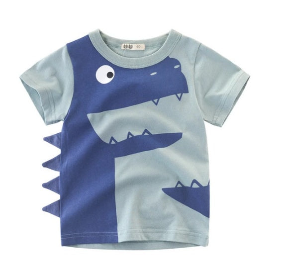 Children's Wear Summer New Korean Children's Boys Cotton T-shirt Men's Treasure In Children's Short Sleeves - Nyaabs