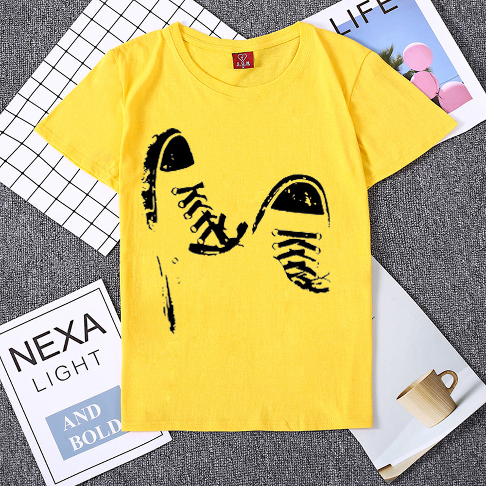 Casual short-sleeved skate T-shirt - Nyaabs