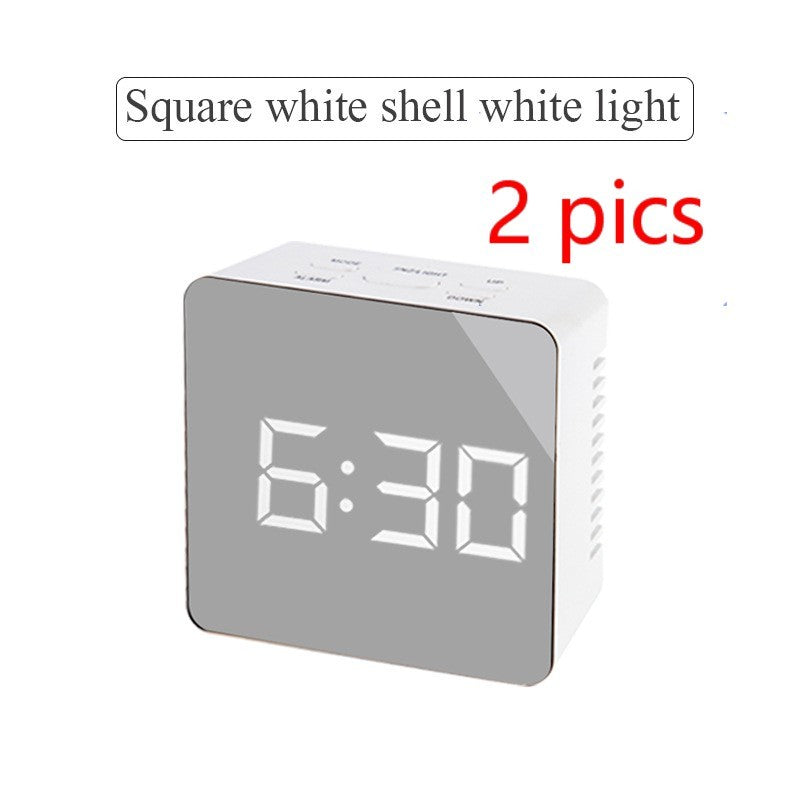 Digital LED multi-function mirror clock - Nyaabs