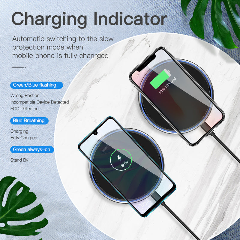 Mobile phone wireless charger fast charge - Nyaabs