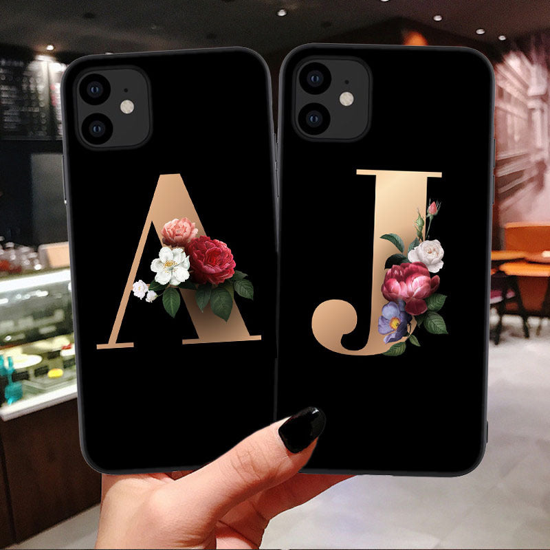 26 English Alphabet Silicone Phone Cases - Nyaabs