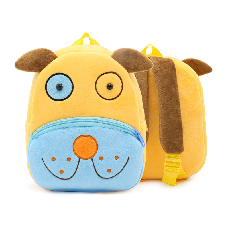 Cute Plush Backpacks Kindergarten Cartoon School Bags Children Animal Toys Bag - Nyaabs