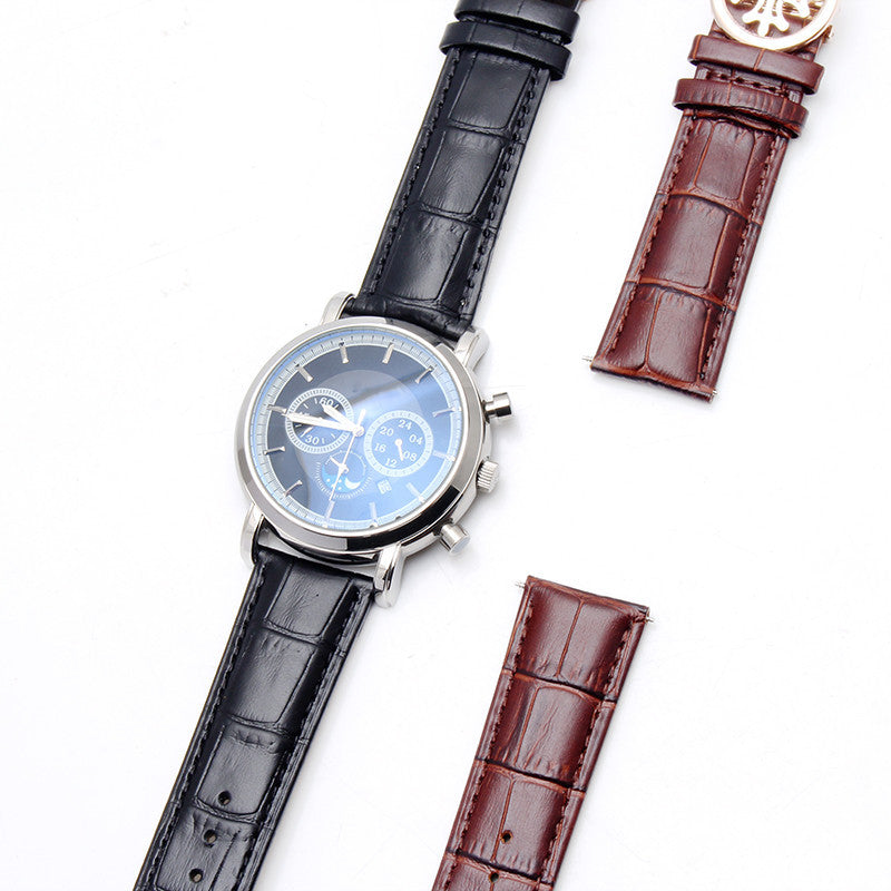 Watch strap with pattern butterfly buckle - Nyaabs