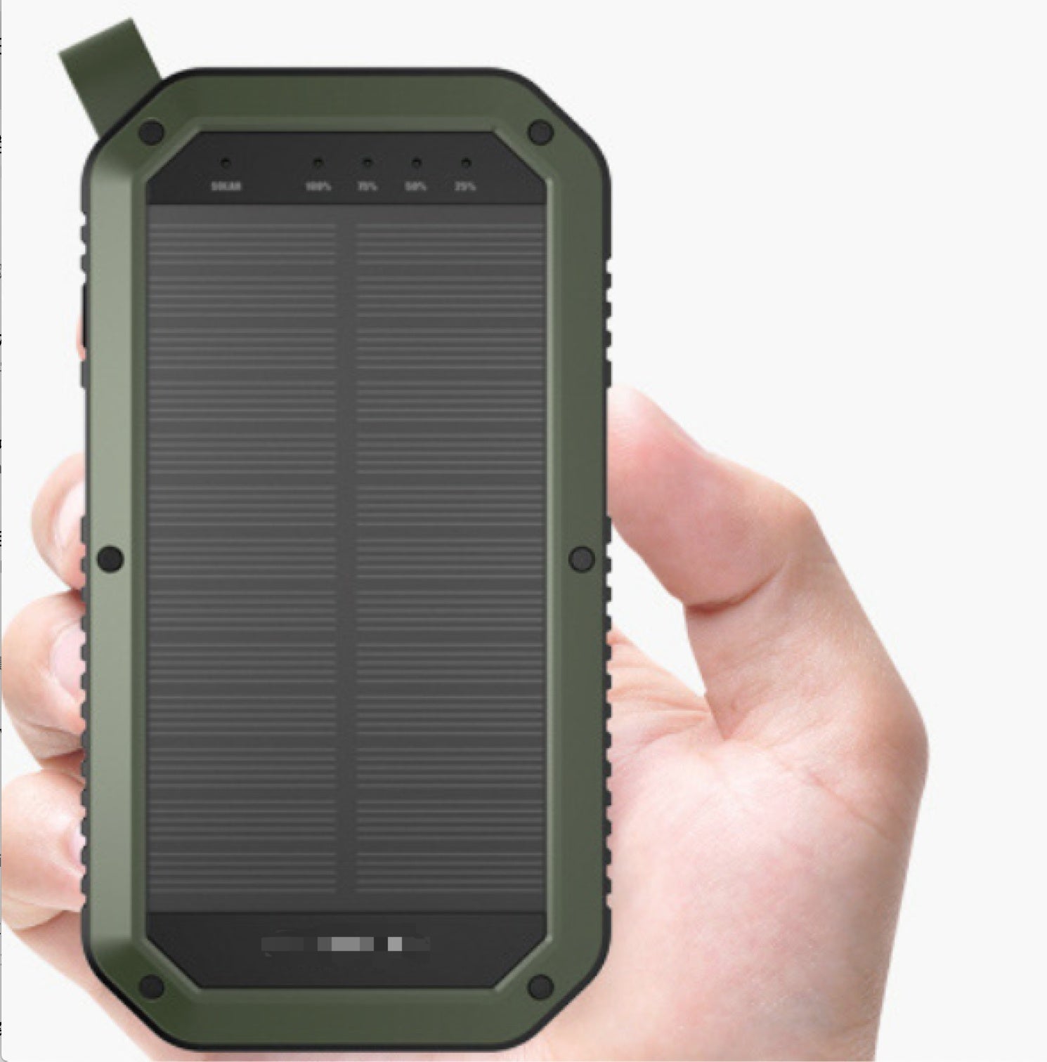 Wirelsess solar powerbank phone accessories torch - Nyaabs