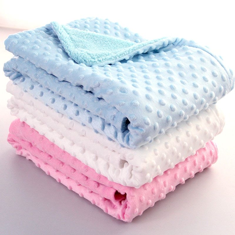 Polar Dot Baby Blanket Blanket Newborn Baby Swaddle Wrap Envelope Bebe Wrap Newborn Baby Bedding Blanket - Nyaabs