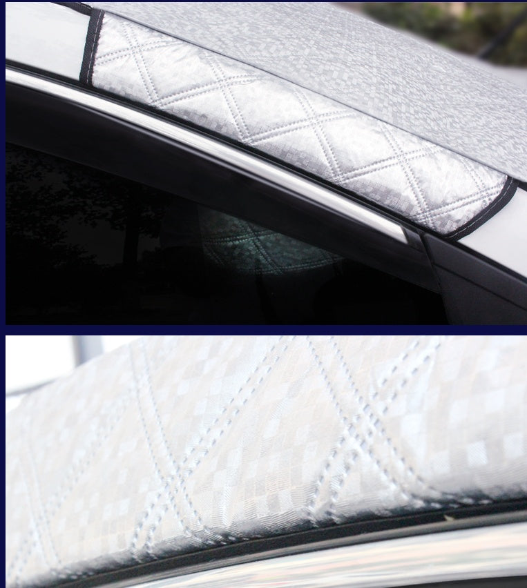 Car snow block front windshield antifreeze cover winter front gear snowboard windshield snow cover frost guard - Nyaabs