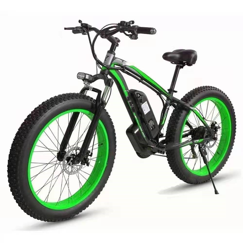 Electric Bicycle Lithium Tram Snow Electric Mountain Bike 21 Speed - Nyaabs