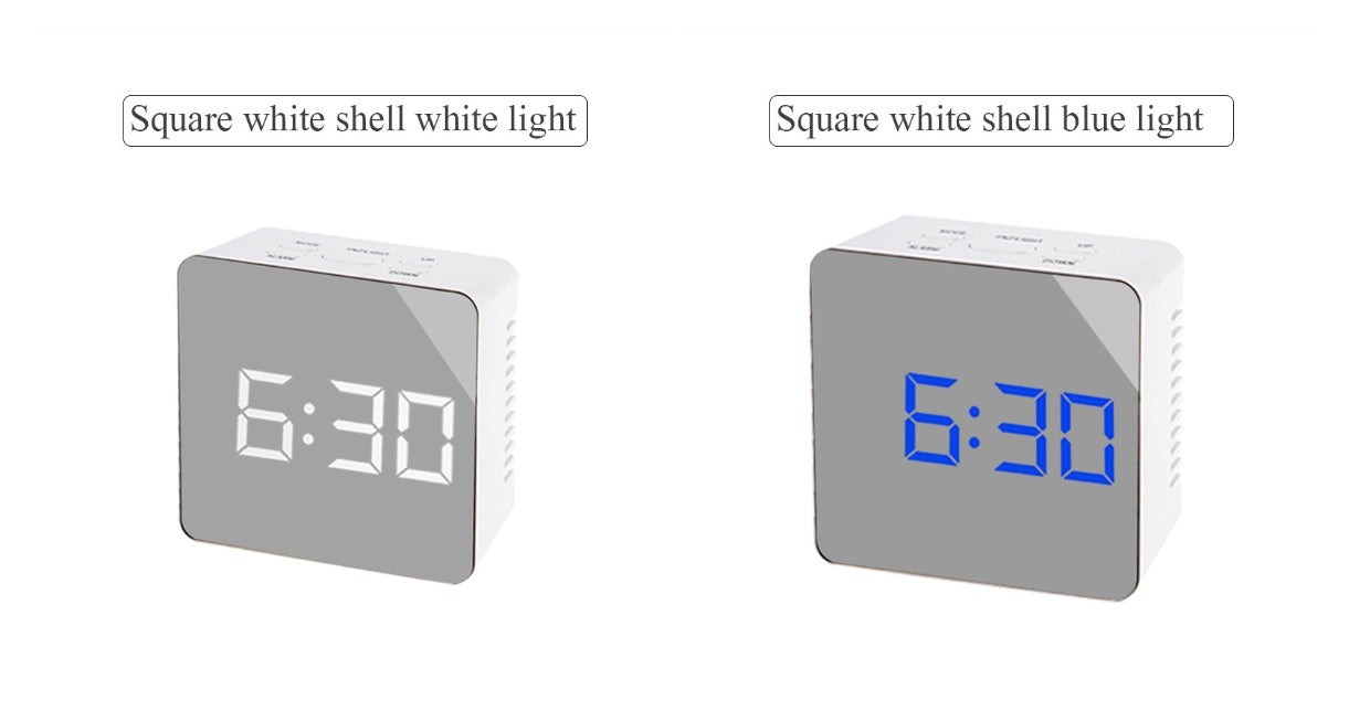 Digital LED multi-function mirror clock - Nyaabs