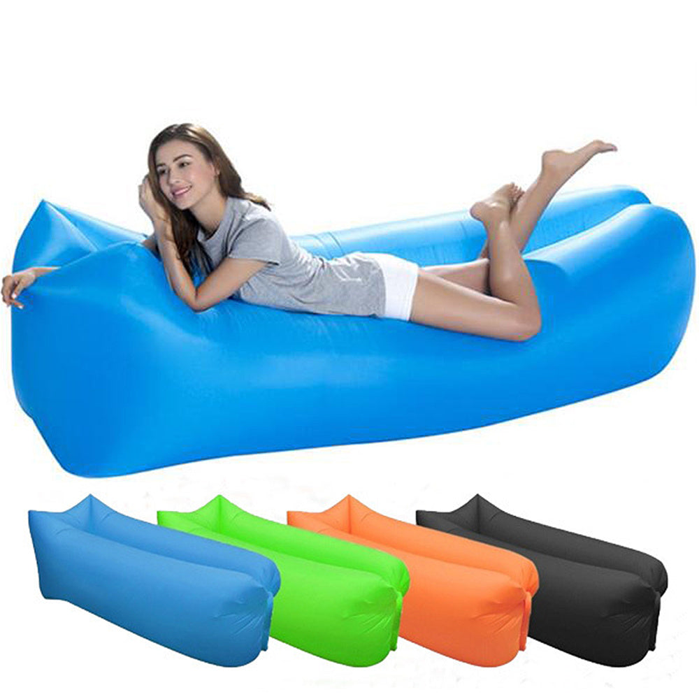 Inflatable Sofa Lazy Bag Camping Air Bed Lounger - Nyaabs