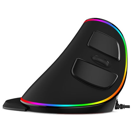 Vertical Ergonomic Snail RGB Anti-Mouse Hand Wired Mouse nyaabs.com